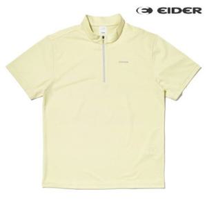 [아이더 (행사)]남성 자카드 S 반팔 기능성 냉감 집업 티셔츠 DMM23232-Y3