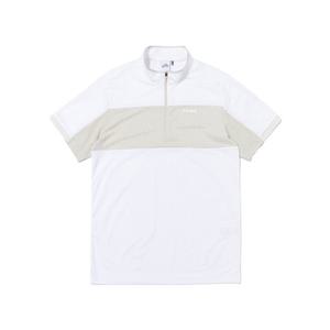 [아이더 (행사)]POP 와플 남성 반팔 짚업 티셔츠 (White) DMM23281_W2