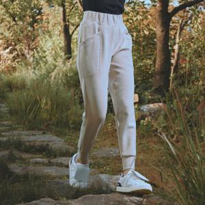 챌린저 여성 쿠션지 와이드밴딩 카고 조거팬츠 라이트베이지 CHD3WPT4753LB