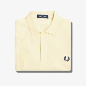 [M6000] 플레인 프레드페리 셔츠 - 아이스크림/프렌치네이비 AFPM2416000-U99