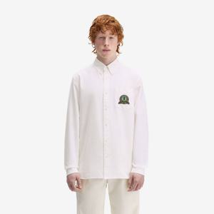 [Club House] 클럽하우스 테니스 뱃지 옥스포드 셔츠 - 스노우화이트 AFPM2531748-129