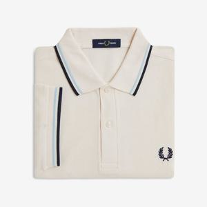 [M3600] 트윈 팁 프레드페리 셔츠 - 실키피치/라이트아이스/다크에어포스 AFPM2533600-Z61