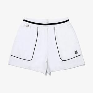 [휠라(프리미엄)]면혼방 피케 큐롯 반바지 FS2TRG2362FWHI