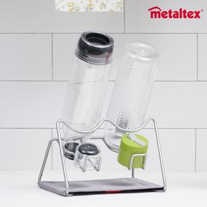 메탈텍스 소다텍스 보틀 텀블러 건조대 2단