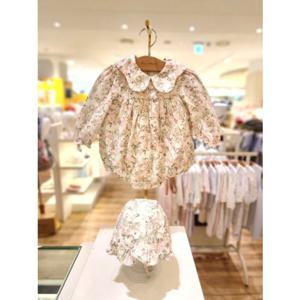 [타티네쇼콜라]GR봉쥬플라워슈트SET 올인원 우주복 겨울 (2024년 FW신상) TTNWBO044P