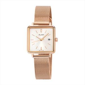 [세이코알바]사각 매쉬메탈시계 여성시계 AH7U20X1