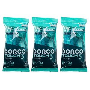 도루코 터치3 휴대용면도기 4P X 3개