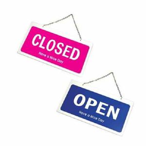 아트사인 OPEN CLOSED 포멕스 양면 7801 300x160x5 표지판 안내판 안내판사인 표지판사인 걸이용안내판 걸