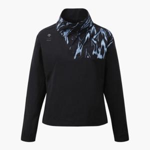 M 데상트골프바람막이 GQC DQ12WFBL25-BLKG 여성 변형 아노락 점퍼 BLACK