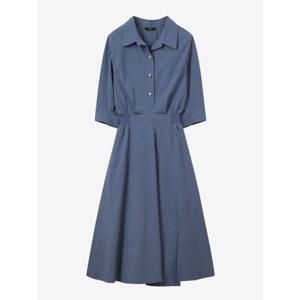 [쥬크] 셔츠형 하프 솔리브 원피스 (Z252PSE101)