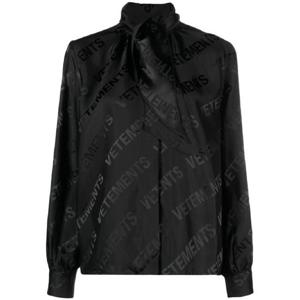 25 FW 베트멍 로고 자카드 버튼 업 셔츠 WE54SH100B1904 TP432166168