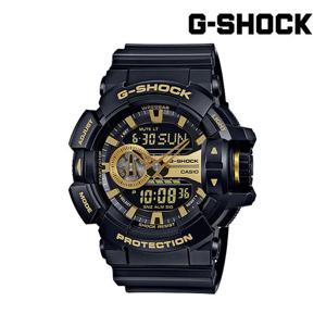 [지샥]빅페이스 게리쉬 골드 흑금 GA-400GB-1A9DR