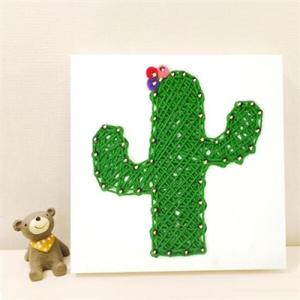 아트박스/72페이지 꼬마 선인장  스트링아트 만들기 패키지 DIY