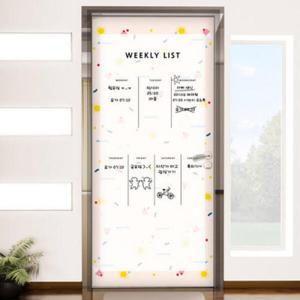 아트박스/꾸밈 cs414-칠판현관문시트지_여름패턴(아이스크림)