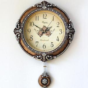 아트박스/마지우 엔틱로즈추벽시계(실버)