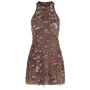 디젤 숏 원피스 A18522 0IKCK7FG Brown