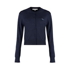 메종키츠네 가디건 MW00507KT1036P492 blue