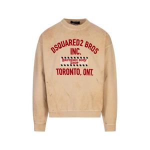 디스퀘어드2 릴렉스핏 더티 크루넥 스웨트셔츠 S74GU0900S25030 112 TP946797341