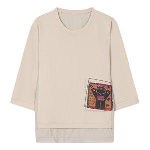 [베스띠벨리]아트웍레이어드스트링티셔츠 BJIBH2812_DG