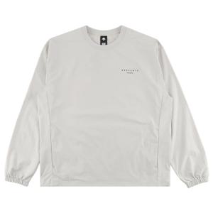 데상트 우븐 워딩 그래픽 맨투맨 SP323UWH82LGRY