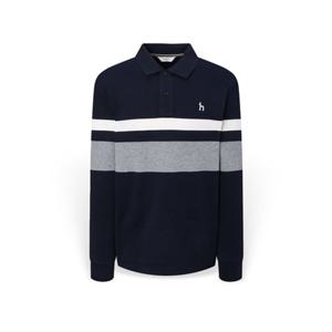 [헤지스] 남성 컬러블럭 카라 긴팔티셔츠 HZTS5D532N2