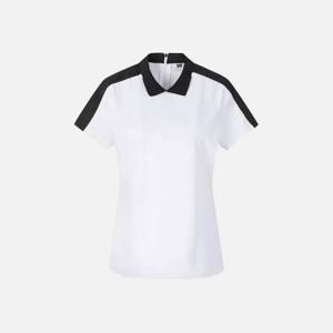 M PXG골프긴팔 UQC PIMPW2227-01 여성 여름 칼라 블럭 타공 카라 반팔티