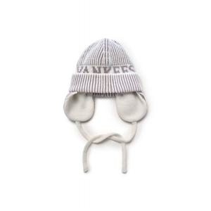 MLB키즈 투톤 골지 로고 귀달이 비니 (7ABNB065650CRS)