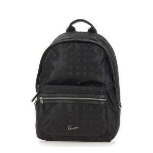 겐조 우븐 패턴 지퍼 백팩 FF65SA503F22 99BLACK TP948946499