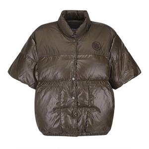 파리게이츠골프자켓 NQC 521D4JP503_BR 여성 5부 소매 와펜 구스 다운 점퍼