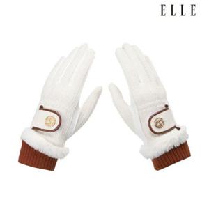 엘르골프 세이브존01 여성 장식 포인트 양손 장갑 6K88151 220