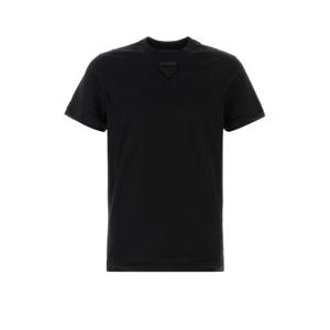 프라다 반팔 티셔츠 UJN979SOOO11CD F0002 Black