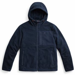 타미힐피거 컬러 블록 풀집 플리스 후디 자켓 151AF238 NAVY