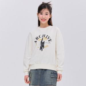 [오션스카이]여아 캐릭터 그래픽 맨투맨 티셔츠-FAJG5155B0A