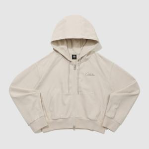 M 엄브로바람막이 LQC UQ122CFT29-OBE 레이트 체크아웃 우먼스 후드 집업 OATMEAL BEIGE