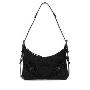 지방시 여성 블랙 Voyou 미니 캔버스 지퍼 숄더백 BB50THB1TE 001