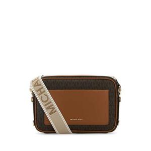 마이클 바이 마이클코어스 여성 브라운 캔버스 프린티드 카메라 백 32R5G5VC9B BRNACORN