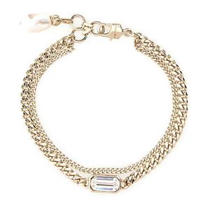 알렉산더맥퀸 플래티넘 메탈 스컬 체인 팔찌 855293J161P 1053