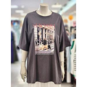 비지트인뉴욕 세이브존07 로고 박스 티셔츠 VB6ST6Q1