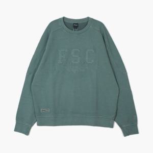 휠라긴팔티 KQC FS2POH1107X-SAG 피그먼트 워싱 맨투맨