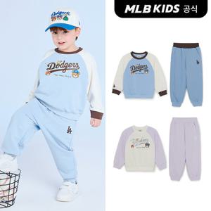 [MLB키즈 공식]26SS 스포티브 프렌즈 아트웍 라글란 맨투맨 세트 (2color) 7AS2C0261