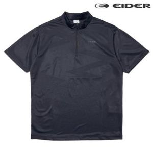 [아이더 (행사)]남성 자카드 S 반팔 기능성 냉감 집업 티셔츠 DMM23232-Z8