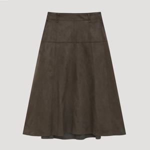 [리스트]스웨이드 플레어 스커트  TWWSKP72040