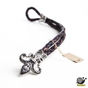 [뱅글스][BANGLES] 가죽팔찌/남자팔찌  르네상스 클래식 2X