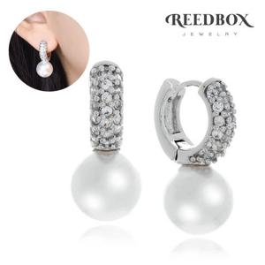 [리드박스] 혼주 단아한 엘리자벳 진주 원터치 귀걸이