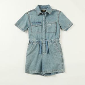 [지프키즈]곰나염 데님 해지 점프수트  KO2OPU712