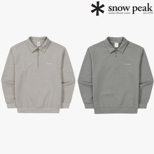 [백화점]스노우피크 [택가 99,000원] 랜드 반집업 맨투맨 (S24SMFZT50)