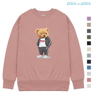 [폴앤폴] 트레이너 곰돌이 남여공용 맨투맨