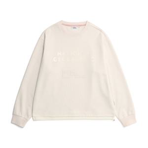 내셔널지오그래픽 N231WSW020 여성 레이어드 맨투맨 BEIGE