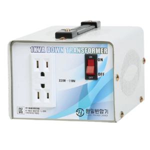 한일변압기 1K 다운트랜스 220V to 110v 110v어댑터 220v어댑터 변압기 110v220v변환