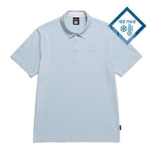 내셔널지오그래픽 N242MPL810 피케 반팔 카라 티셔츠 NAVY PEONY